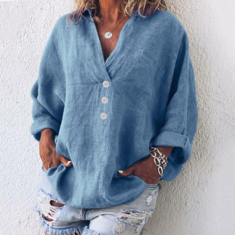 Mara | Casual Long Sleeve Shirt - Motheero