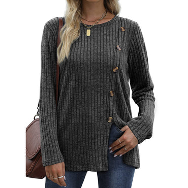 Adina | Stylish Side-Button Sweater