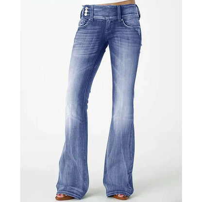 Geneva | Mid-Rise Bootcut Retro Jeans