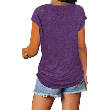 Mira | Zip V‑Neck Top - Motheero