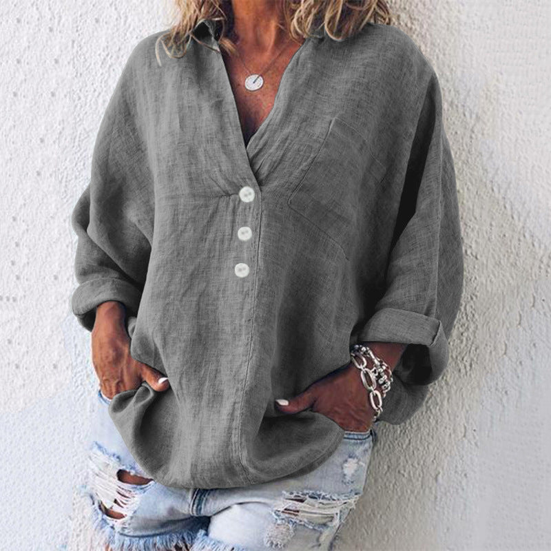 Mara | Casual Long Sleeve Shirt - Motheero