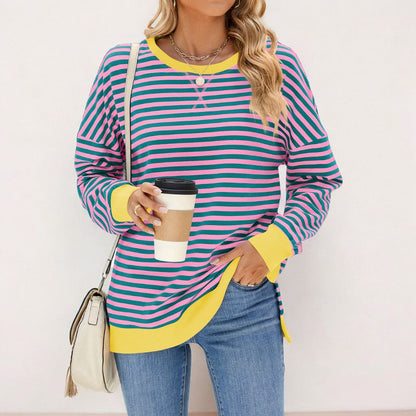 Lina | Women Casual Striped Sweatshirt
