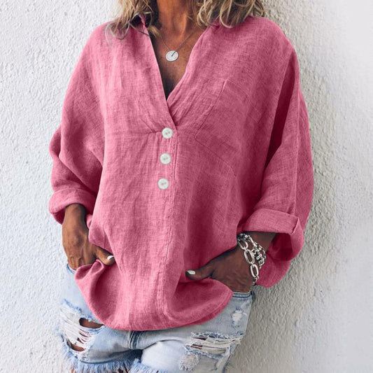 Mara | Casual Long Sleeve Shirt - Motheero