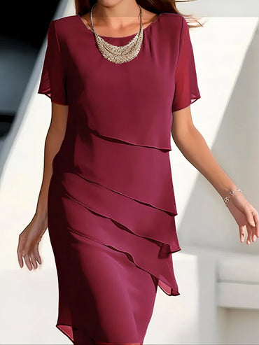 Elodie | Layered Elegant Dress - Motheero