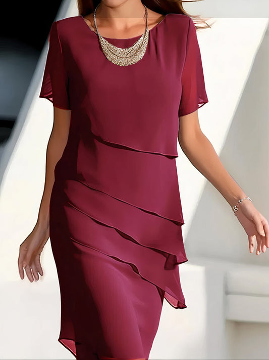 Elodie | Layered Elegant Dress - Motheero