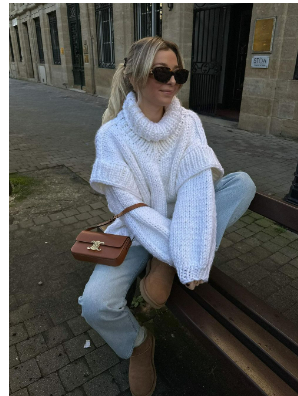 Nadia | Women Oversized Turtleneck Sweater