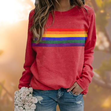 Klarien | Stylish Women Rainbow Sweatshirt