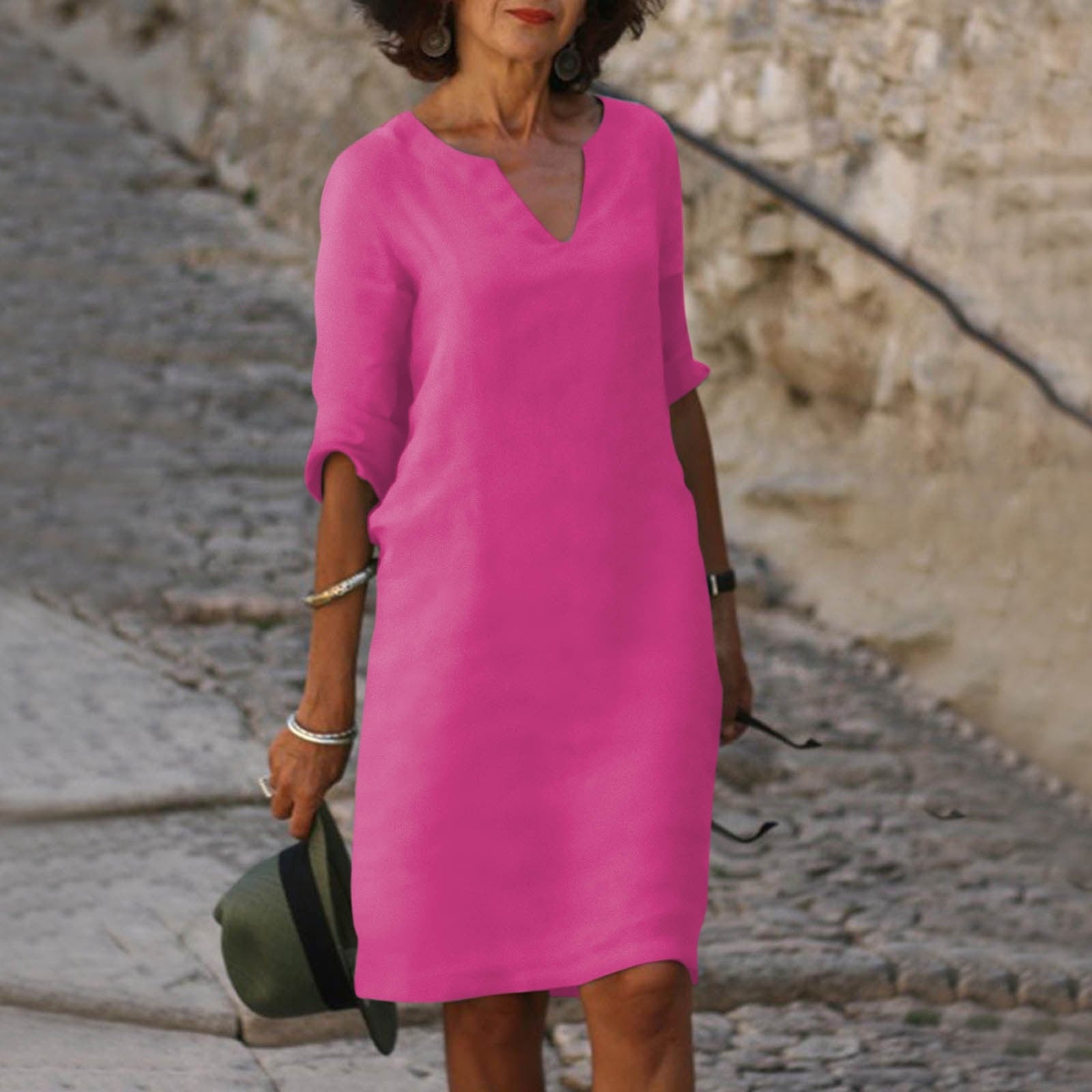 Lina | Mid-Length Summer Dress - Motheero