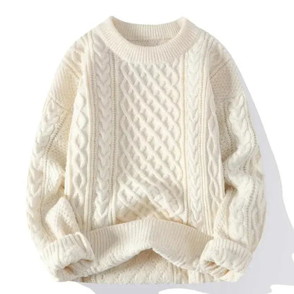 Ryder | Classic Knit Sweater with Patterned Details