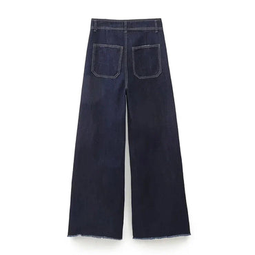 Amari | High Waist Wide Leg Denim Jeans