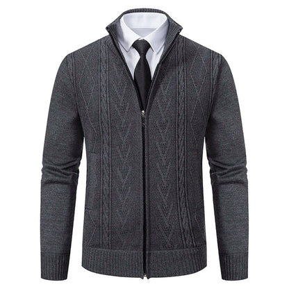 Gideon | Elegant Zip-Up Sweater