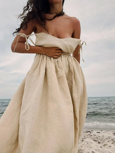 Kristine | Luxurious Strap Dress - Motheero