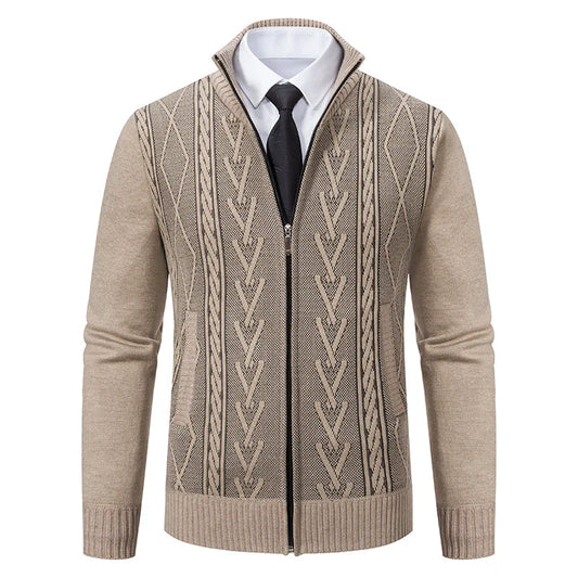 Gideon | Elegant Zip-Up Sweater