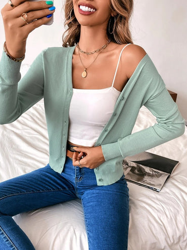 Amélie | Lightweight Button-Up Cardigan