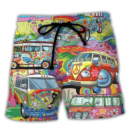 Carter | Printed Quick-Dry Swim Shorts