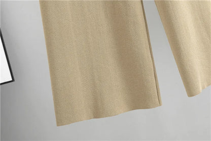 Mira | Elegant Knitted Set Cardigan Trousers