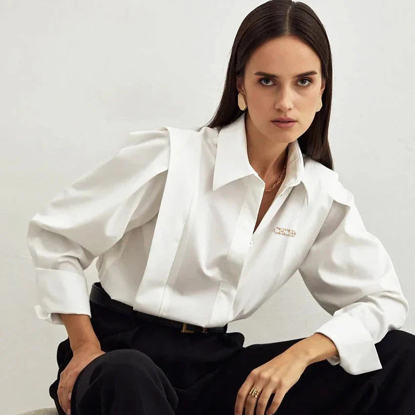 Elodie | Cotton Blouse - Motheero