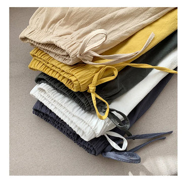 Maris | Relaxed Linen with Tie Waist Shorts
