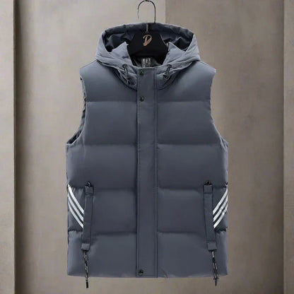 Raxor | Sporty Quilted Hooded Vest