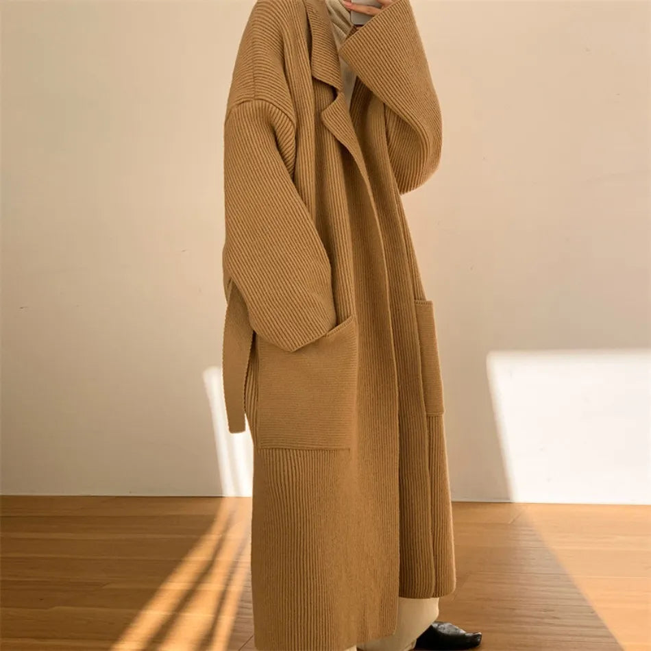 Serena | Elegant Oversized Cardigan for Women - Motheero