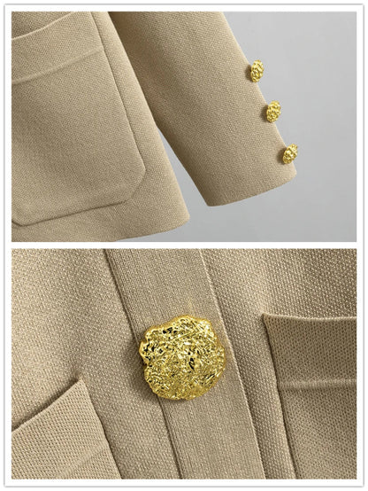 Mira | Elegant Knitted Set Cardigan Trousers