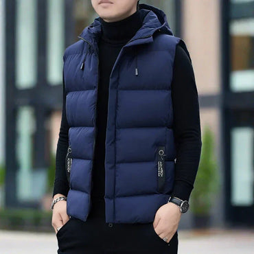 Bruno | Classic Quilted Vest with Hood