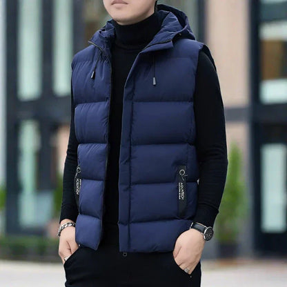 Bruno | Classic Quilted Vest with Hood