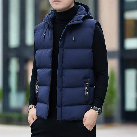 Bruno | Classic Quilted Vest with Hood