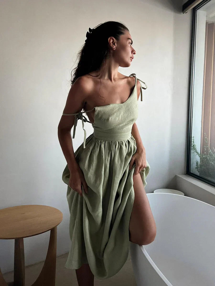 Kristine | Luxurious Strap Dress - Motheero