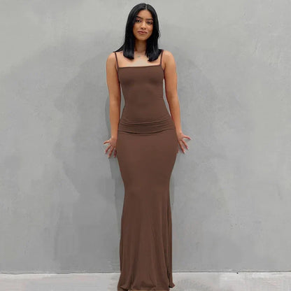 Isla | Slim Maxi Dress - Motheero
