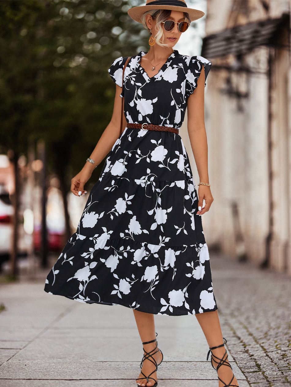 Lira | Floral Summer Dress - Motheero