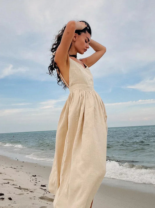 Kristine | Luxurious Strap Dress - Motheero