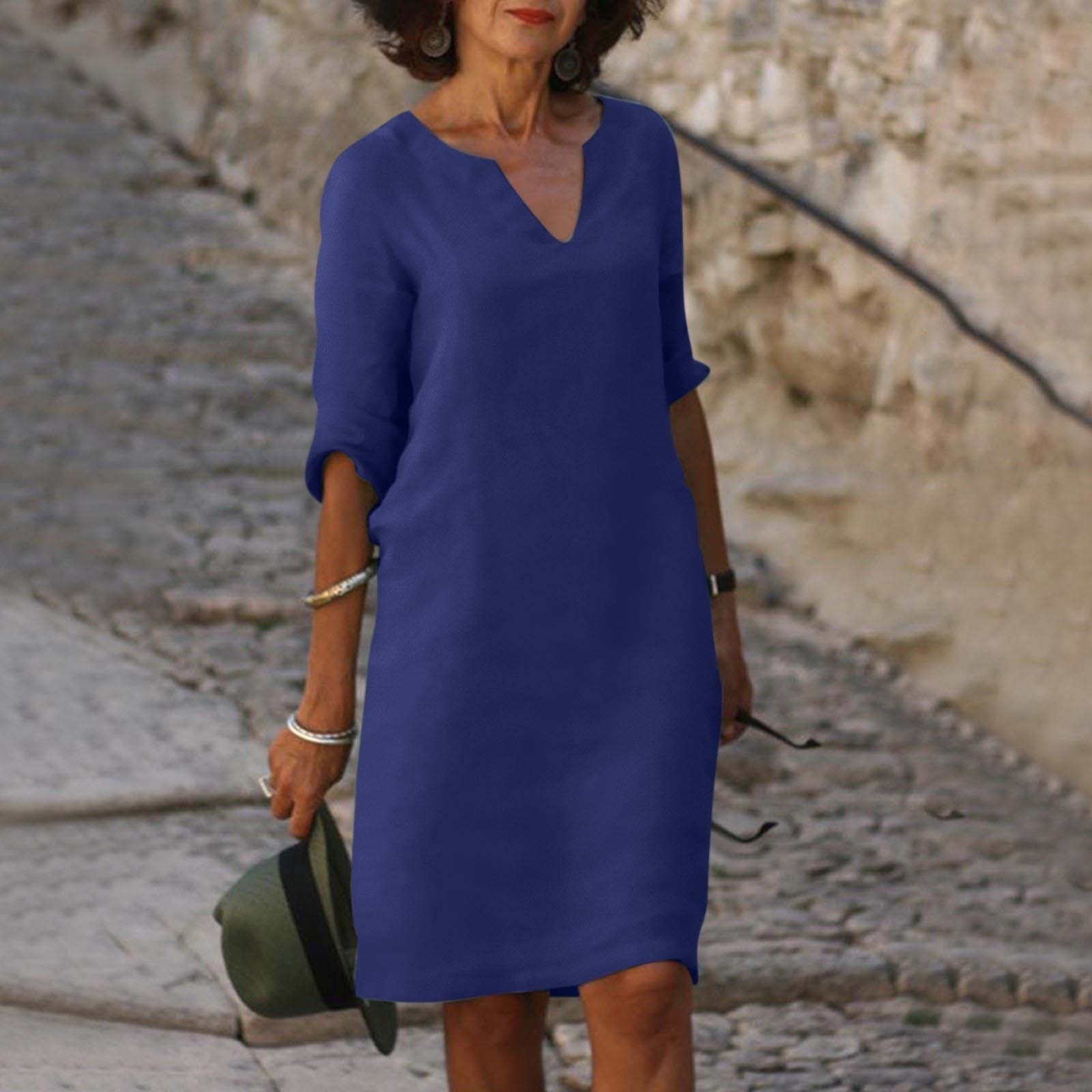 Lina | Mid-Length Summer Dress - Motheero