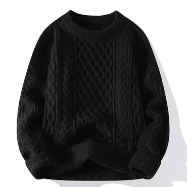 Ryder | Classic Knit Sweater with Patterned Details