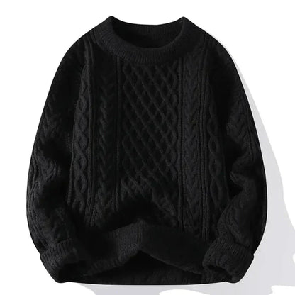 Ryder | Classic Knit Sweater with Patterned Details