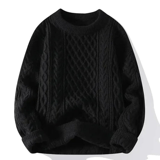 Ryder | Classic Knit Sweater with Patterned Details