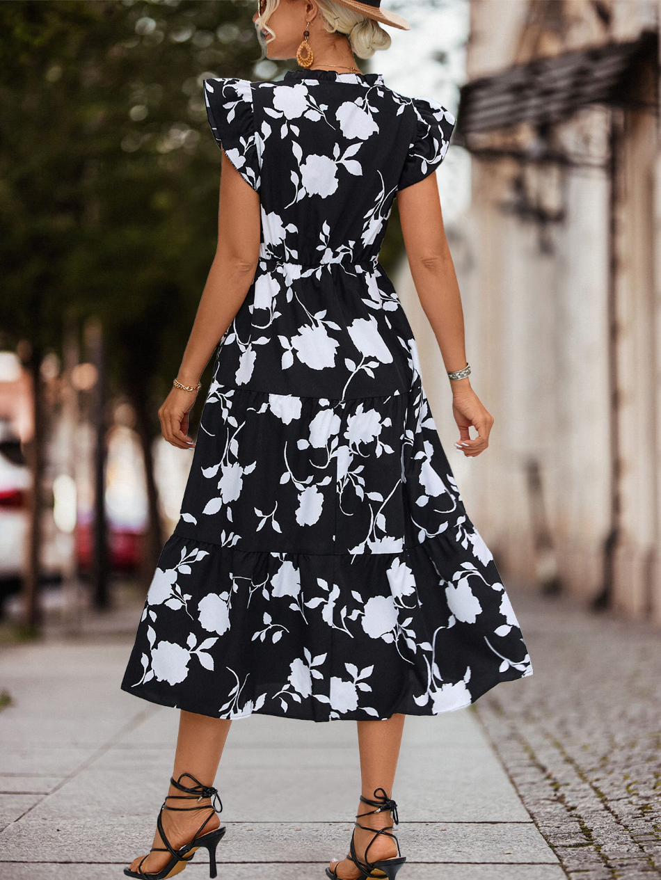 Lira | Floral Summer Dress - Motheero
