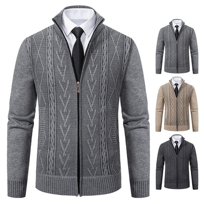 Gideon | Elegant Zip-Up Sweater