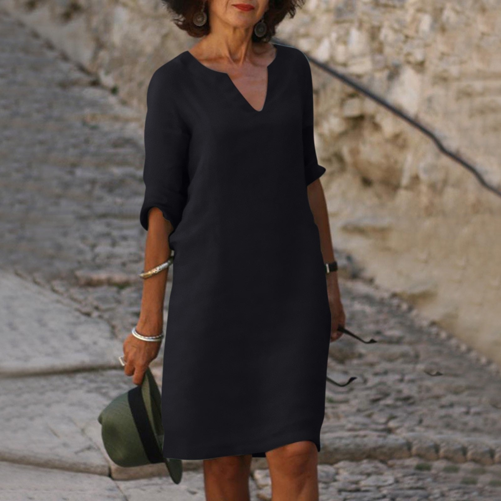 Lina | Mid-Length Summer Dress - Motheero
