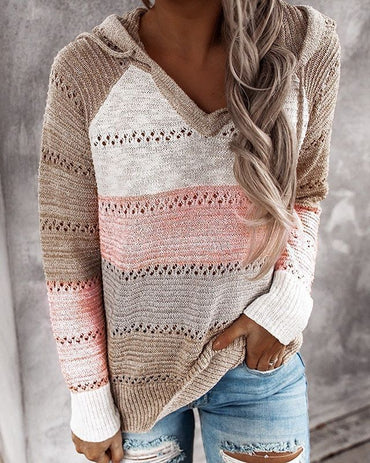 Lina | Women Knitted Hoodie Sweater