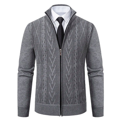 Gideon | Elegant Zip-Up Sweater