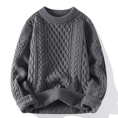Ryder | Classic Knit Sweater with Patterned Details