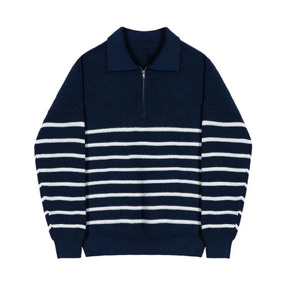 Thorne | Modern Striped Knit Sweater