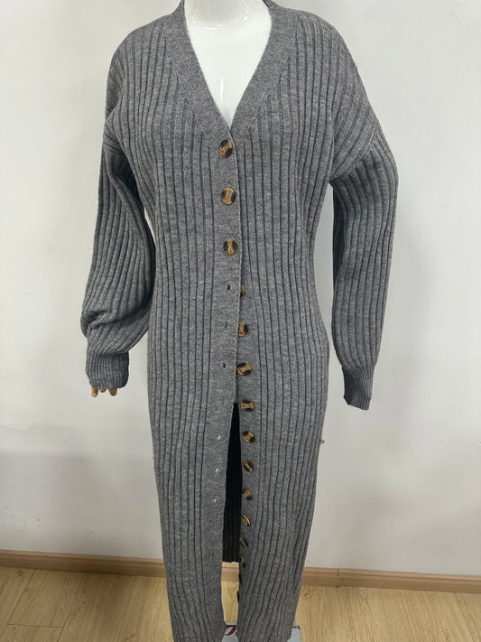 Velmira | Women Chic Knit Very Long Cardigan