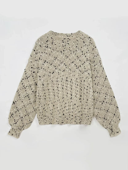 Huda | Breathable Knit Long Sleeve Sweater