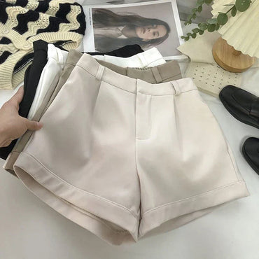 Elena | Elegant High‑Waist Shorts