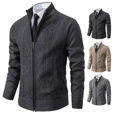 Gideon | Elegant Zip-Up Sweater