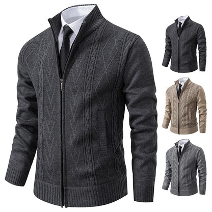 Gideon | Elegant Zip-Up Sweater