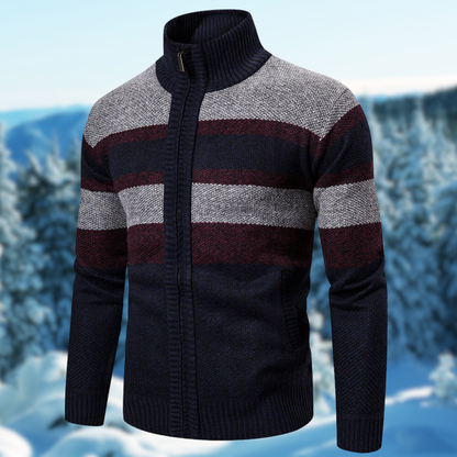 Victor | Striped Knit Sweatshirt