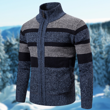Victor | Striped Knit Sweatshirt